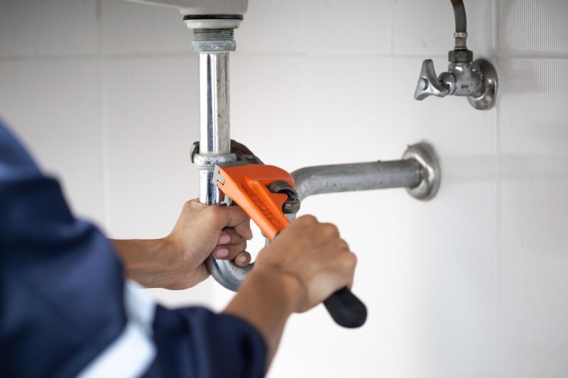 Inspecting plumbing with tools